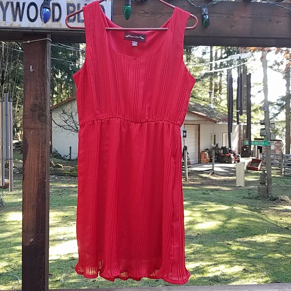 Sugar & Spice Red Dress - Size Large